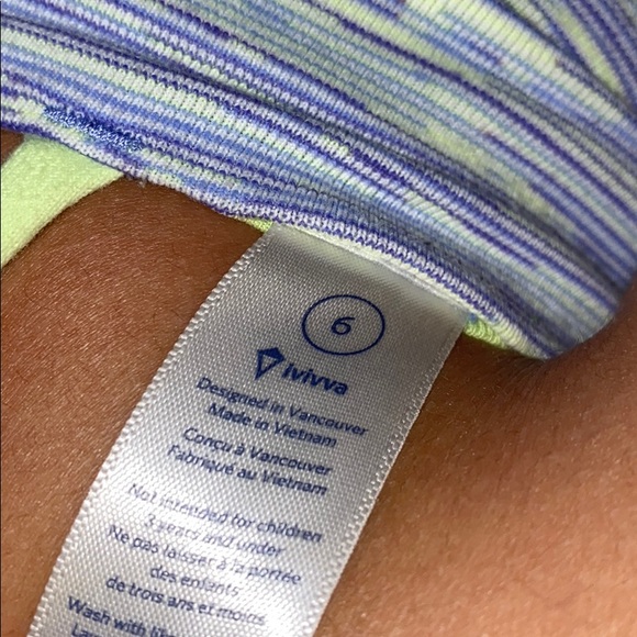 purple, green ivivva tank top - Picture 3 of 3